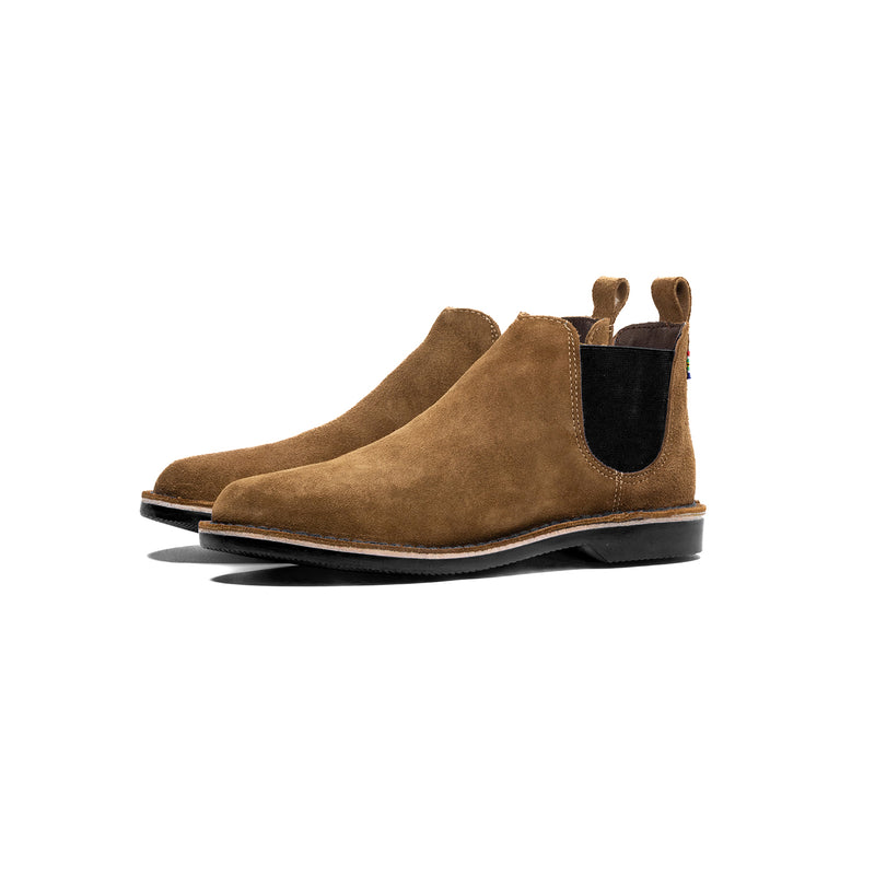 Veldskoen 'Safari' Chelsea Boot (Suola Nera)